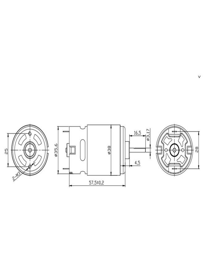 KingVal 550 3-Slot Brushed Motor 21T for 1/10 RC Crawler Traxxas HSP Kyosho HPI Wltoys Off-Road Climbing RC Controlled Toys Car Accessories - Image 5